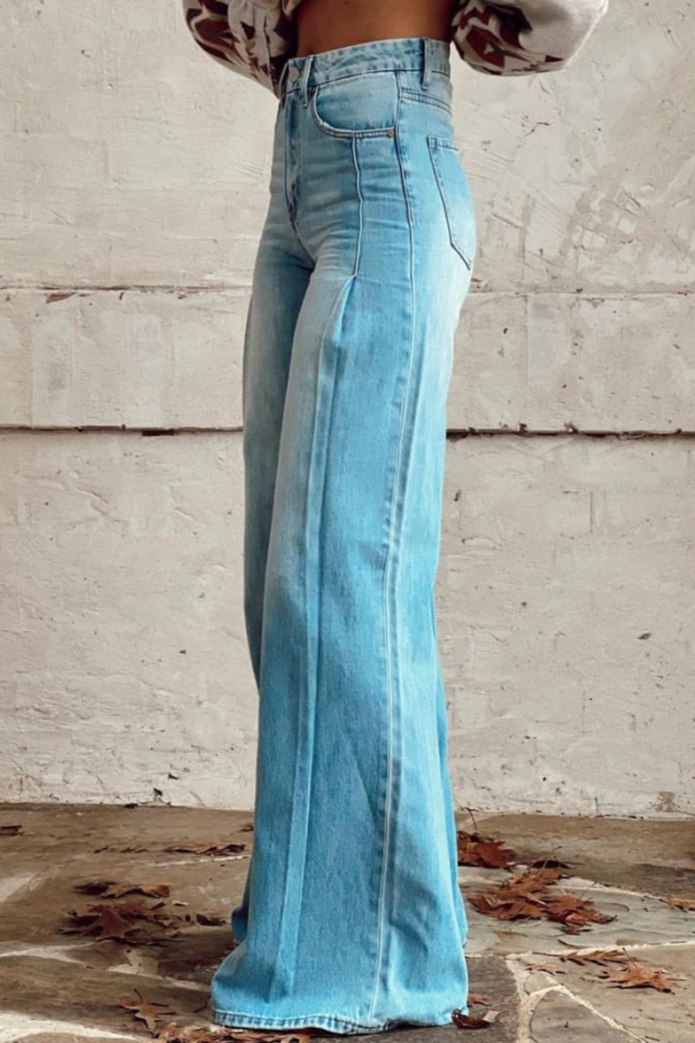 Nicoletta | Vintage Szerokie Spodnie