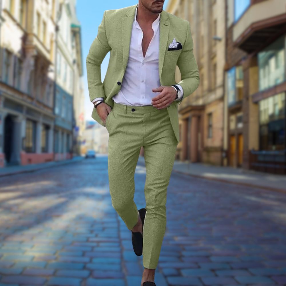 Eddie | Slim-Fit-Męski Garnitur
