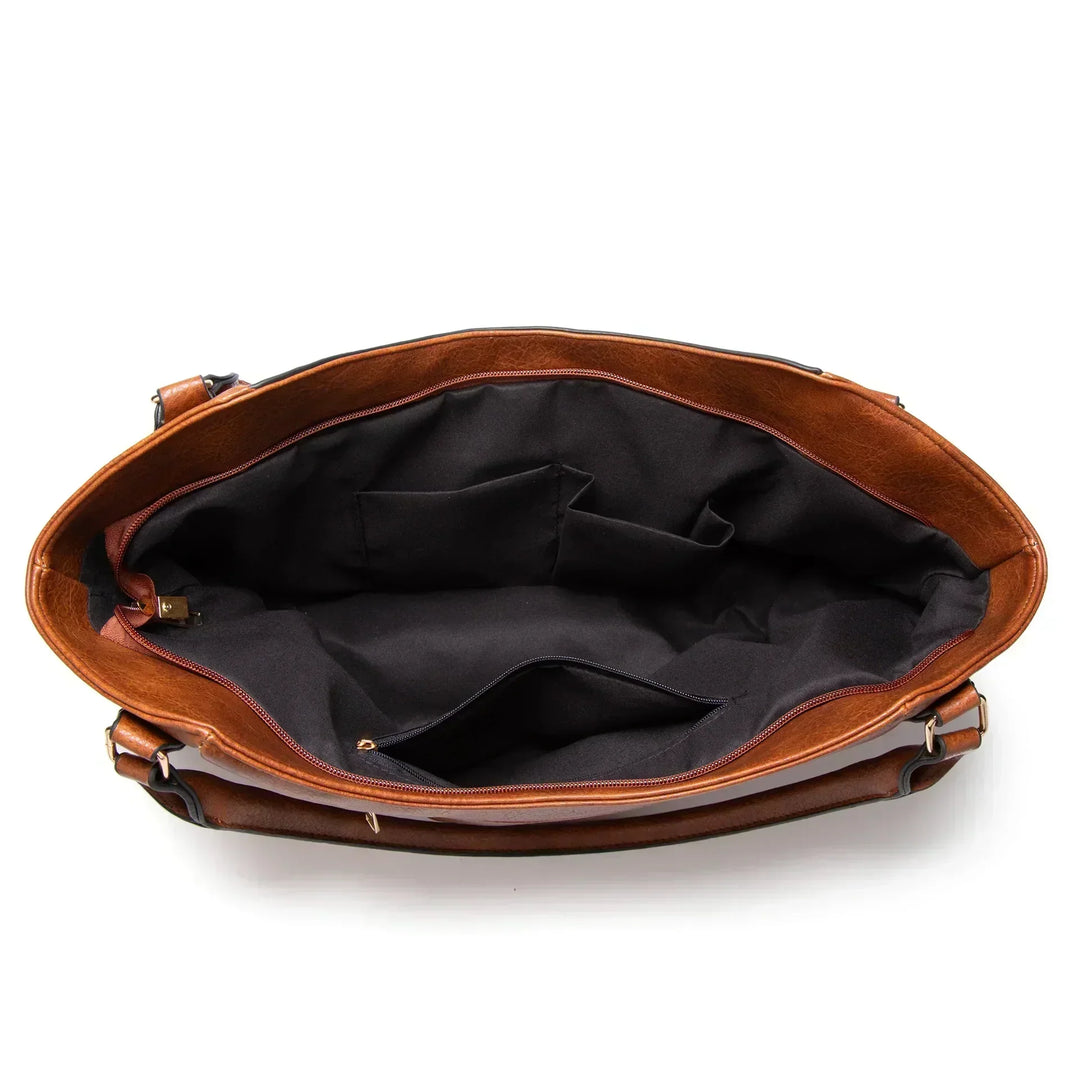 Nellie | Elegancka Torba ze Skórki Wegańskiej