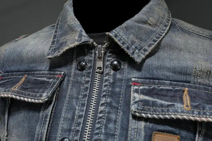 Carl™ - Retro-Kurtka dżinsowa