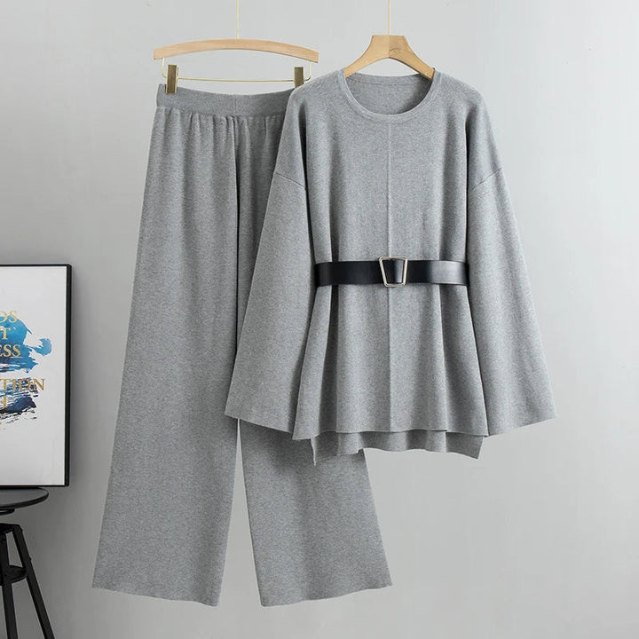Flurina – Zestaw do dziergania z oversize'owym swetrem i spodniami