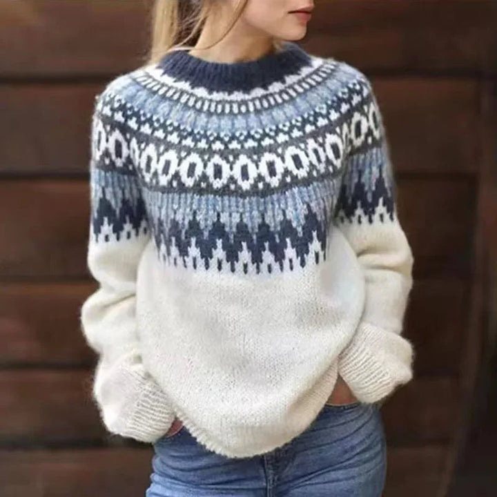 Maecey | Vintage Islandzka Sweter